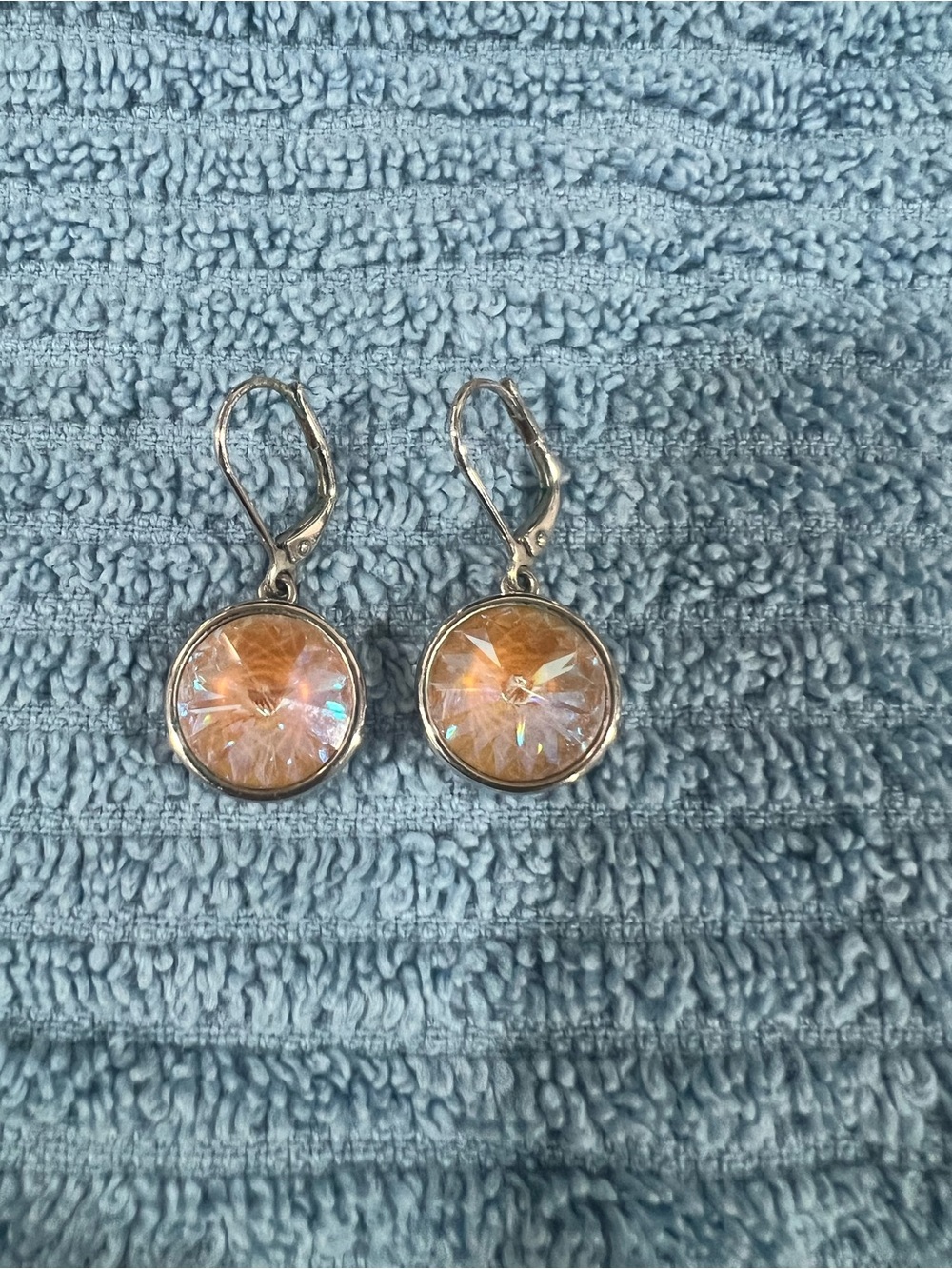 Touchstone crystal earrings